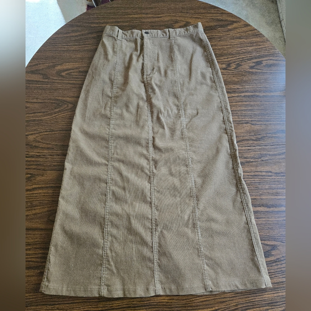 Eddie Bauer Corduroy Long Skirt